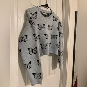 LA Hearts Butterfly Sweater
